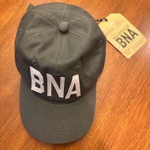 NWT Nashville TN BNA International aviate airport gray cap hat adjustable